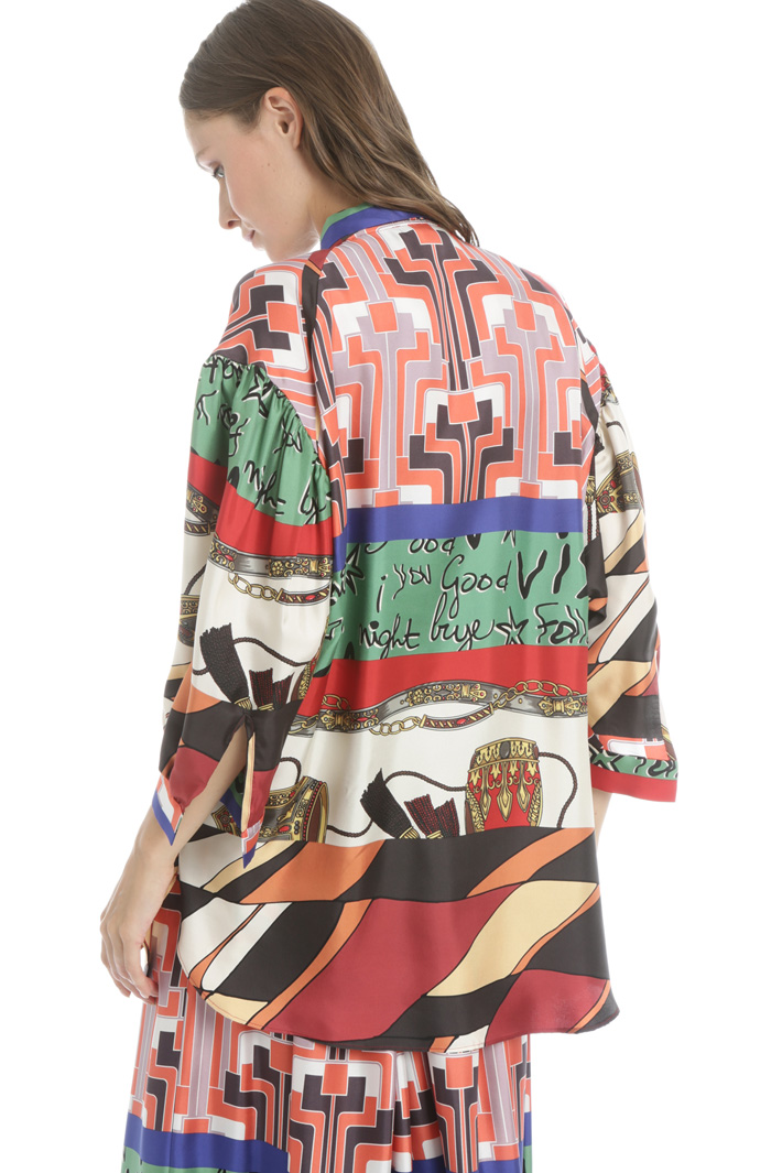 Silk twill tunic Intrend Silk twill tunic Intrend