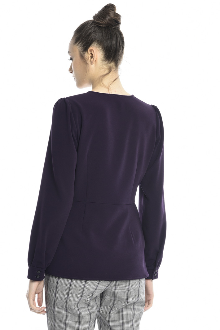 Wrap-up crepe blouse Intrend Wrap-up crepe blouse Intrend
