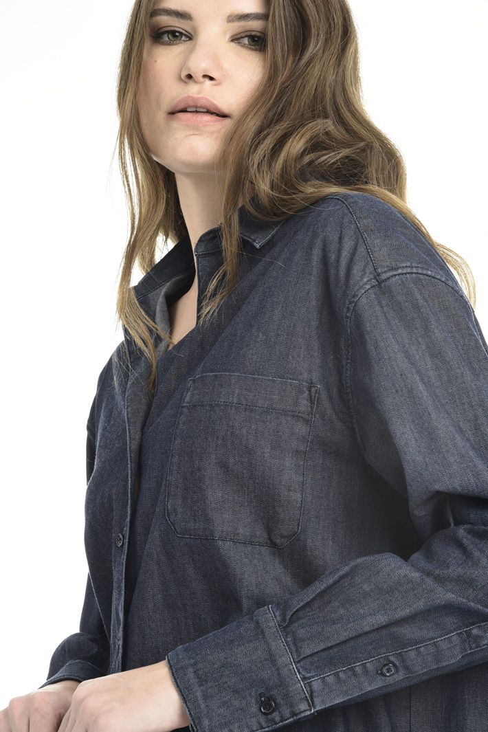 Cotton denim shirt Intrend Cotton denim shirt Intrend