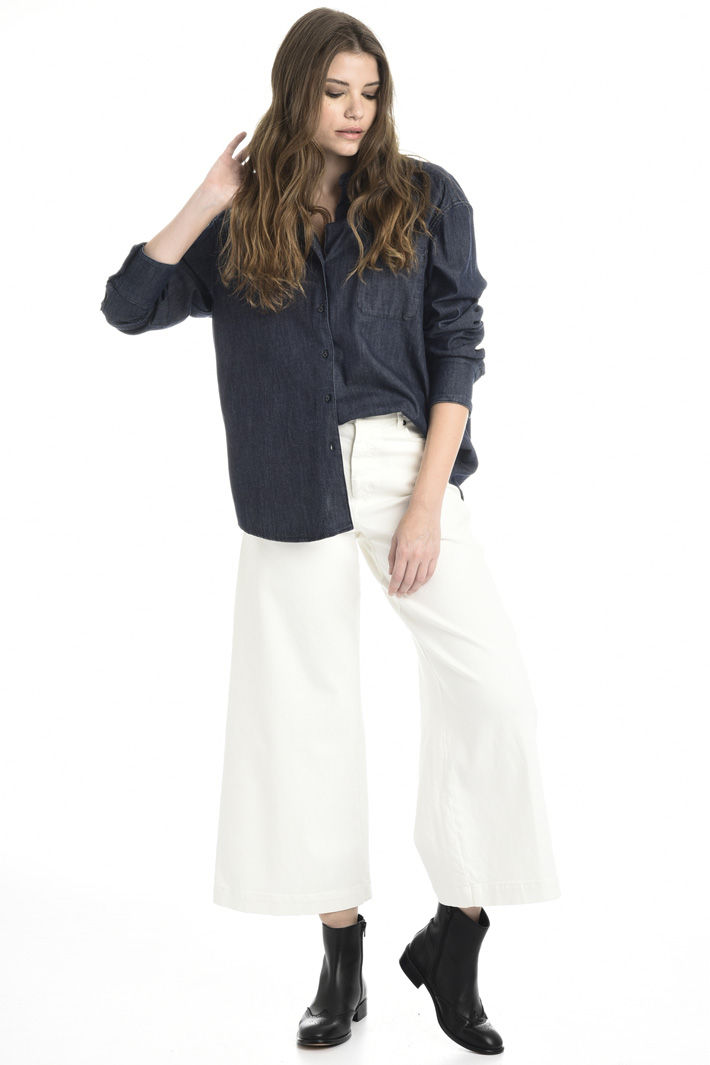 Cotton denim shirt Intrend Cotton denim shirt Intrend