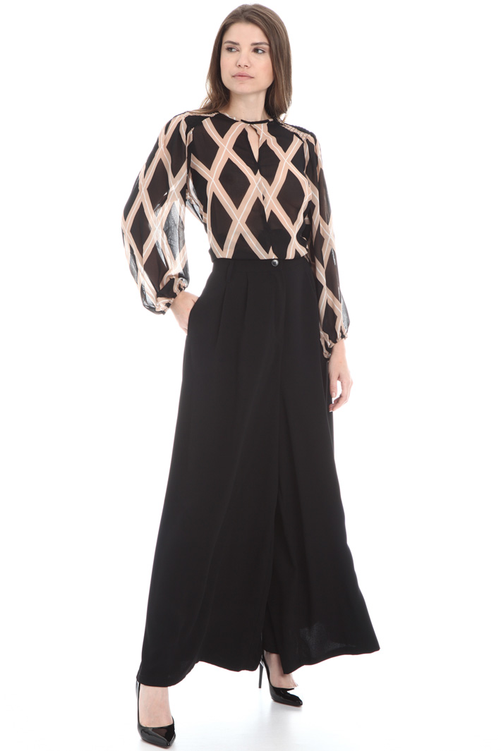 Printed georgette blouse Intrend Printed georgette blouse Intrend