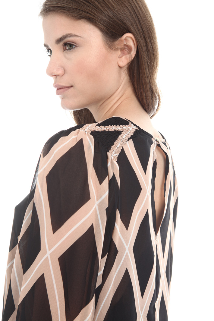 Printed georgette blouse Intrend Printed georgette blouse Intrend