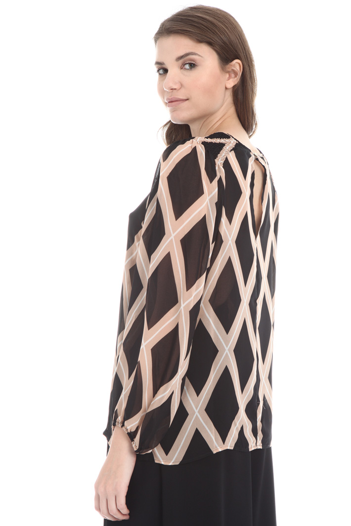 Printed georgette blouse Intrend Printed georgette blouse Intrend