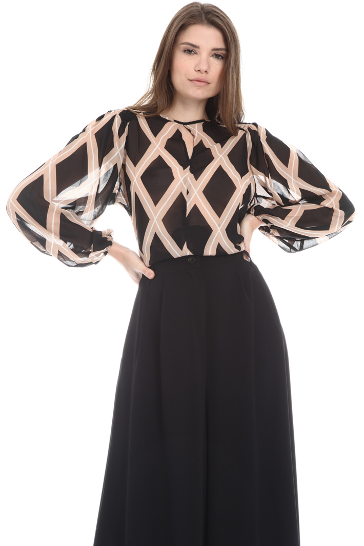 Printed georgette blouse Intrend Printed georgette blouse Intrend
