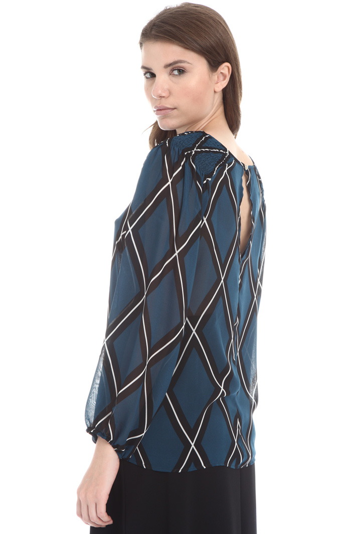 Printed georgette blouse Intrend Printed georgette blouse Intrend