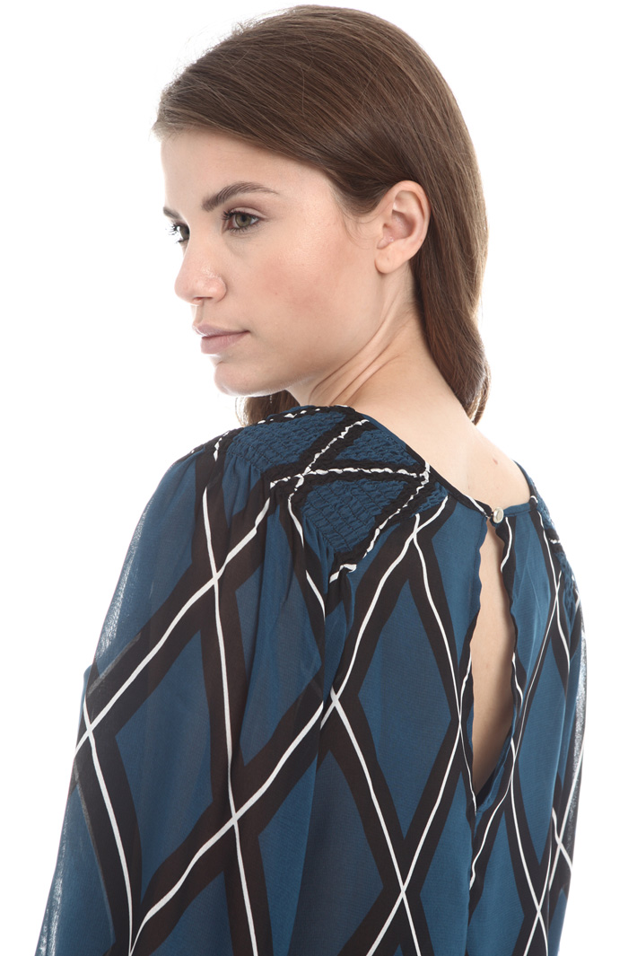 Printed georgette blouse Intrend Printed georgette blouse Intrend