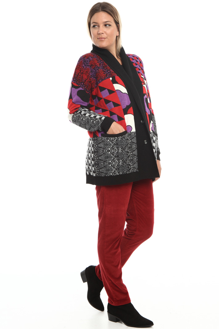 Stretch velvet trousers Intrend Stretch velvet trousers Intrend