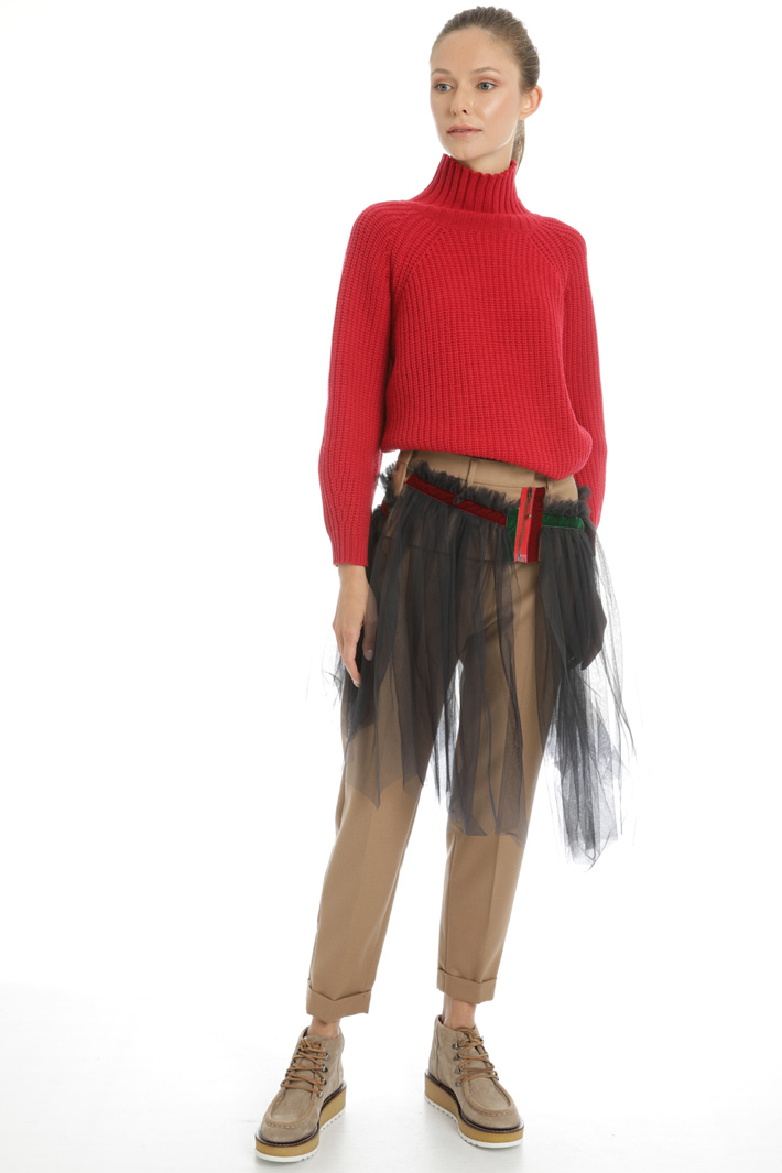 Wool flannel trousers Intrend Wool flannel trousers Intrend
