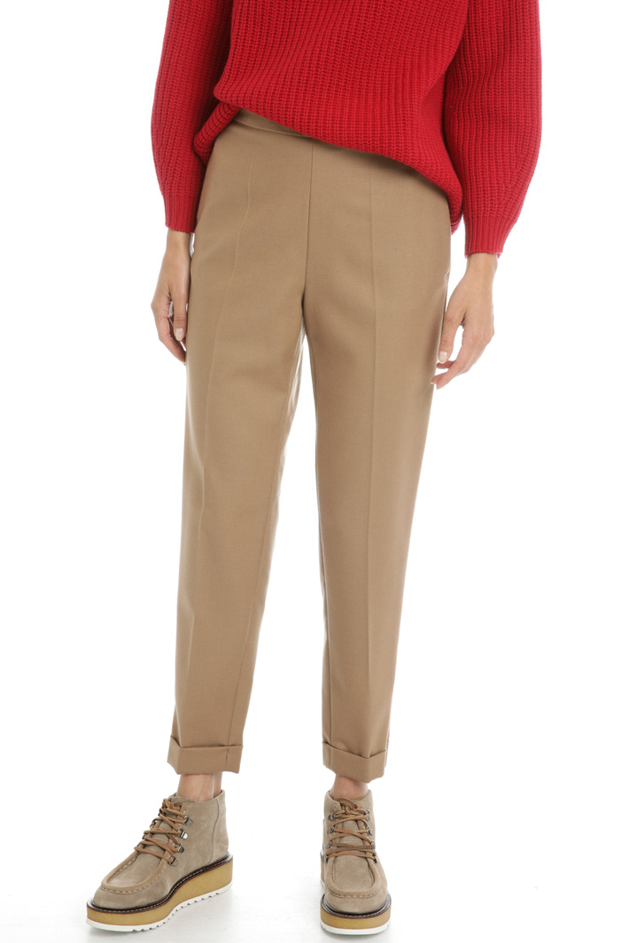 Wool flannel trousers Intrend Wool flannel trousers Intrend