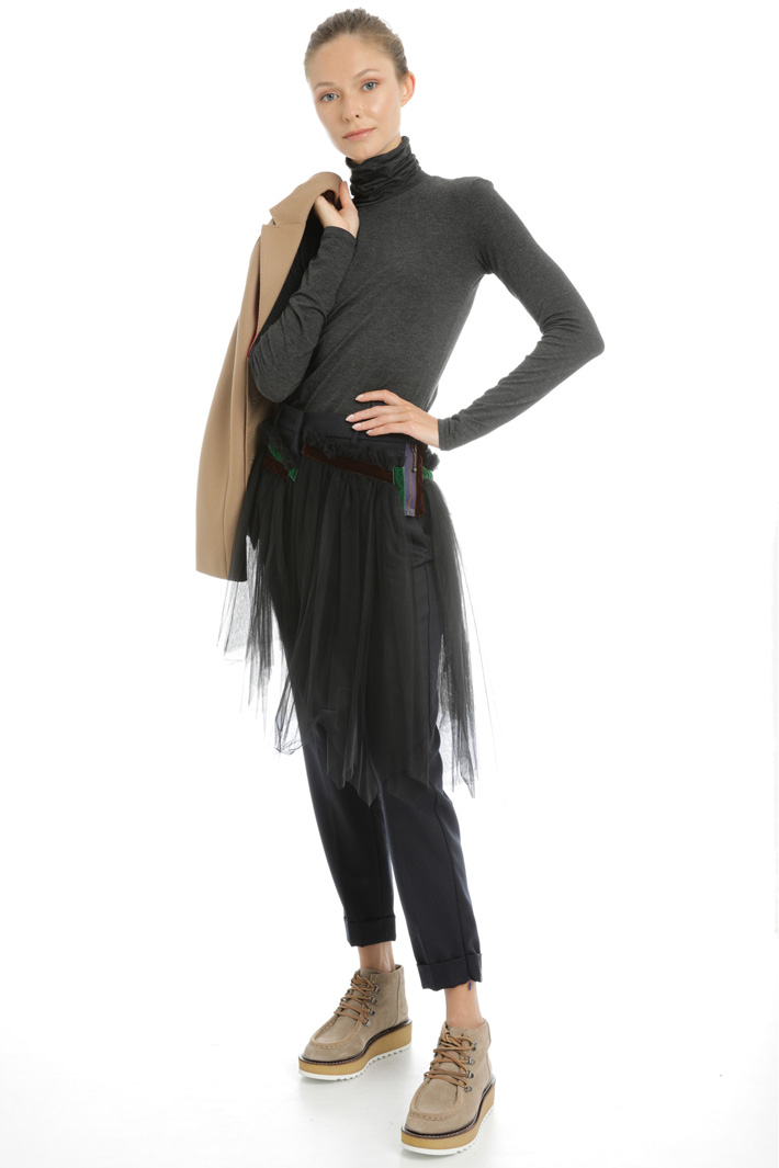 Wool flannel trousers Intrend Wool flannel trousers Intrend