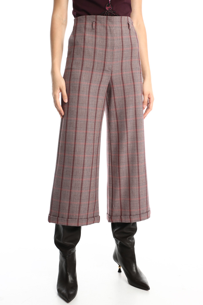 Wide leg viscose trousers Intrend Wide leg viscose trousers Intrend