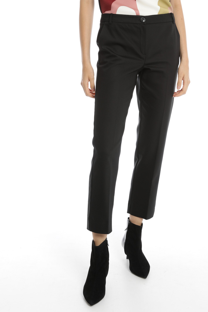 Double cotton trousers Intrend Double cotton trousers Intrend
