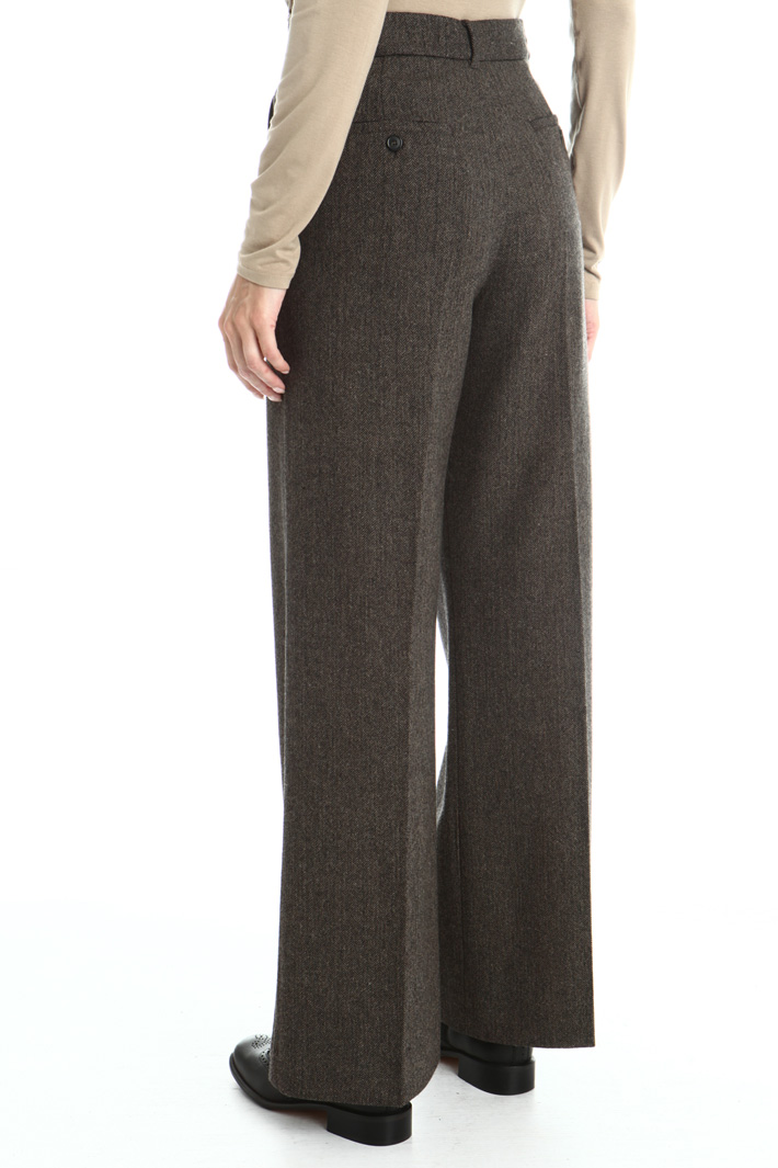 Wool flannel trousers Intrend Wool flannel trousers Intrend