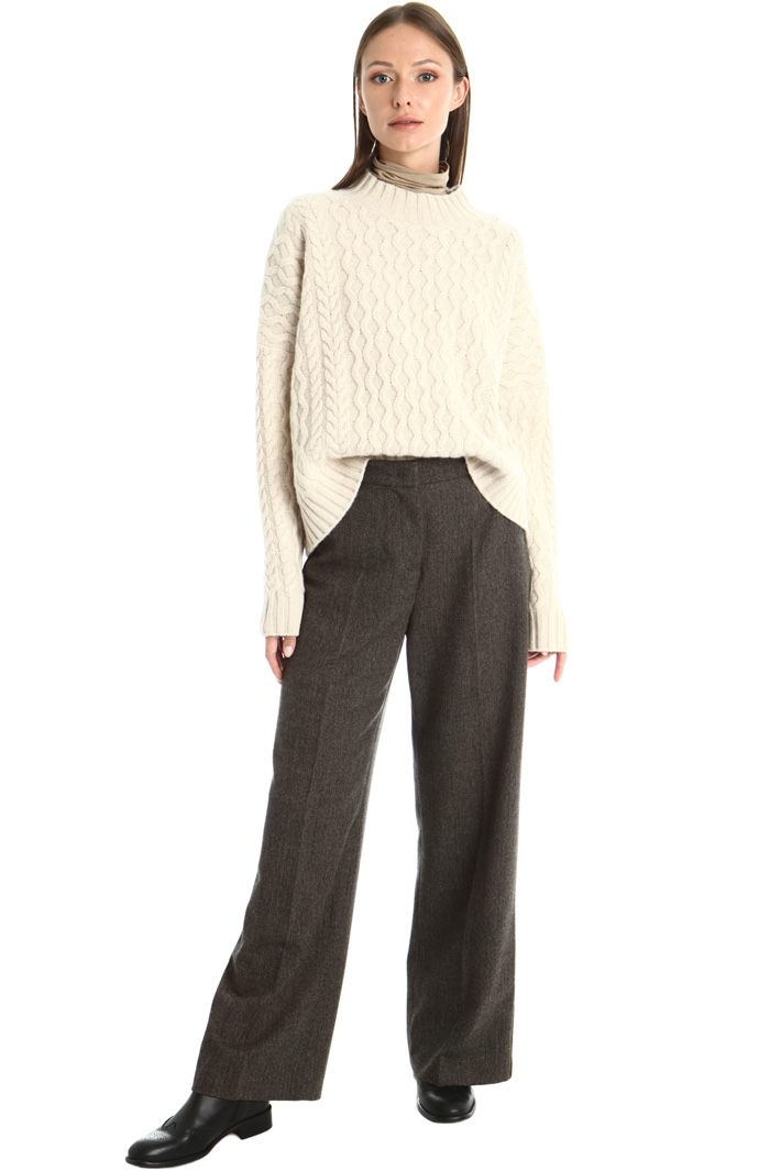 Wool flannel trousers Intrend Wool flannel trousers Intrend