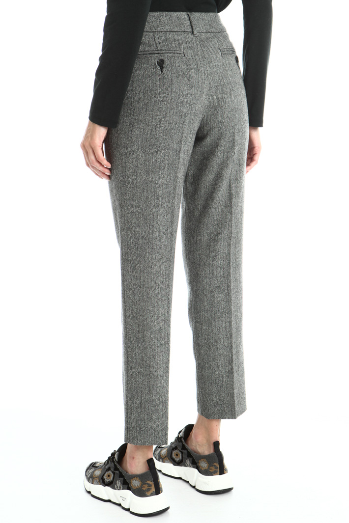 Jacquard jersey trousers Intrend Jacquard jersey trousers Intrend