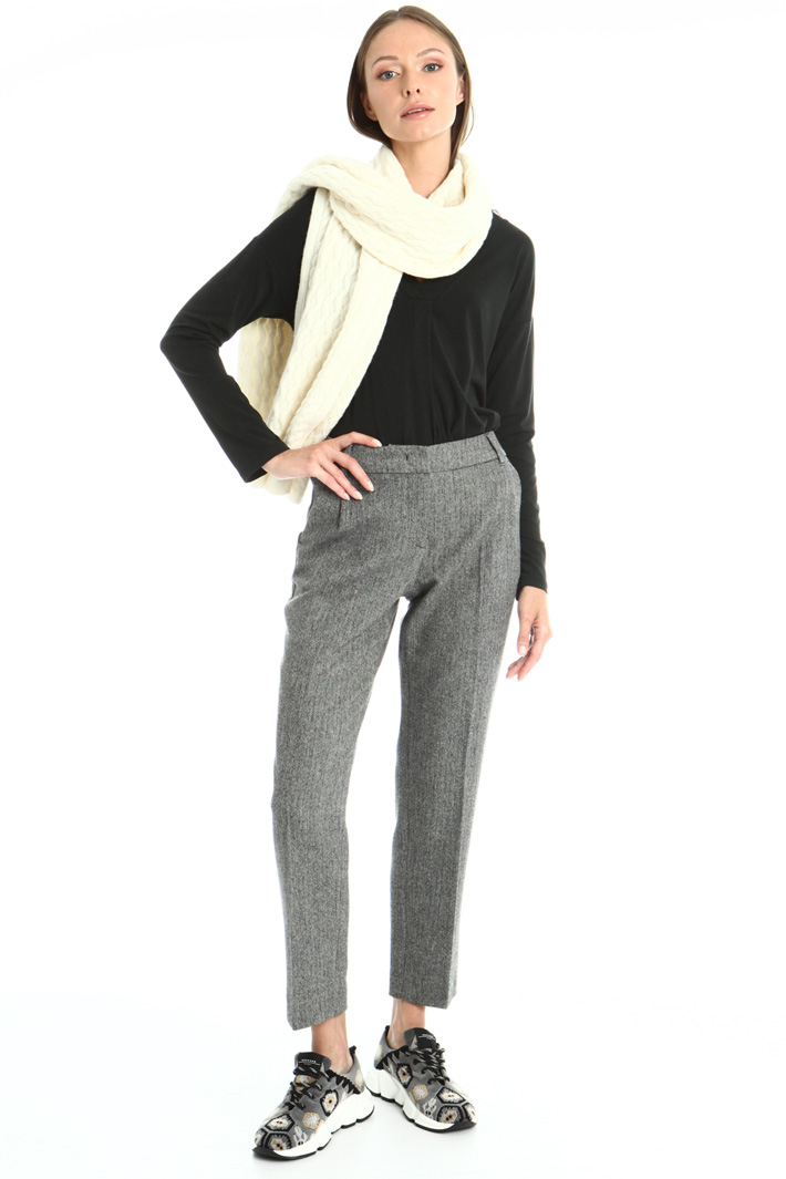 Jacquard jersey trousers Intrend Jacquard jersey trousers Intrend