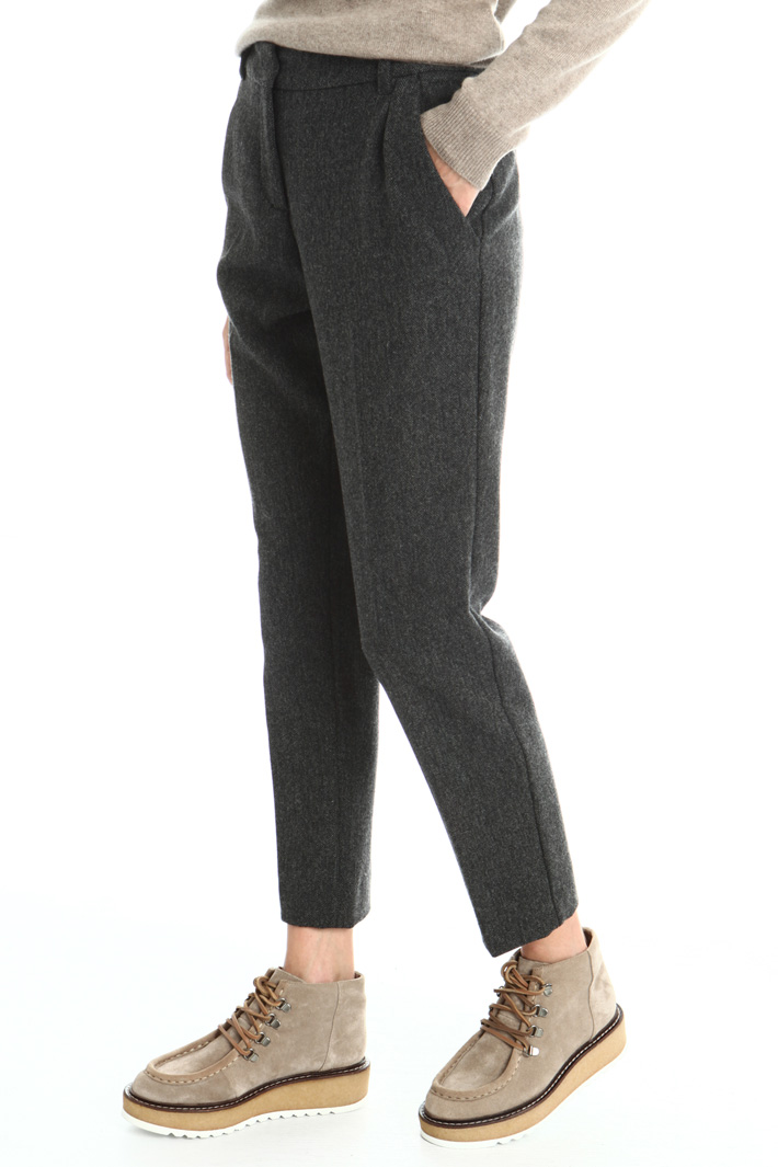 Jacquard jersey trousers Intrend Jacquard jersey trousers Intrend