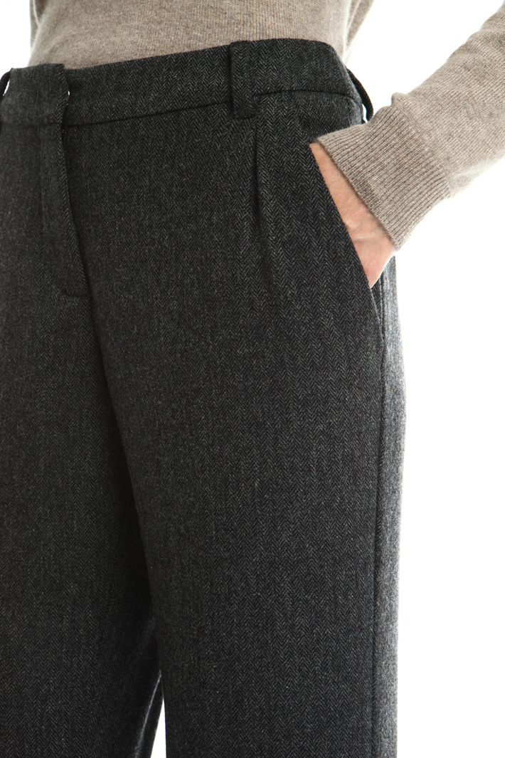 Jacquard jersey trousers Intrend Jacquard jersey trousers Intrend