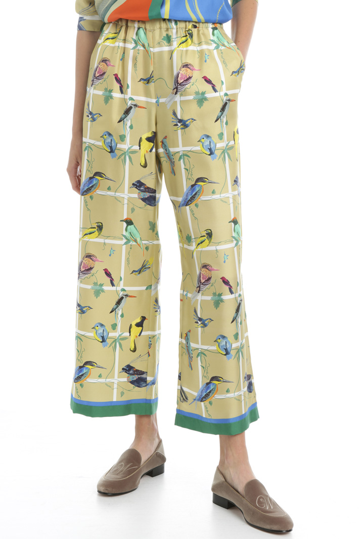 Silk twill trousers Intrend Silk twill trousers Intrend