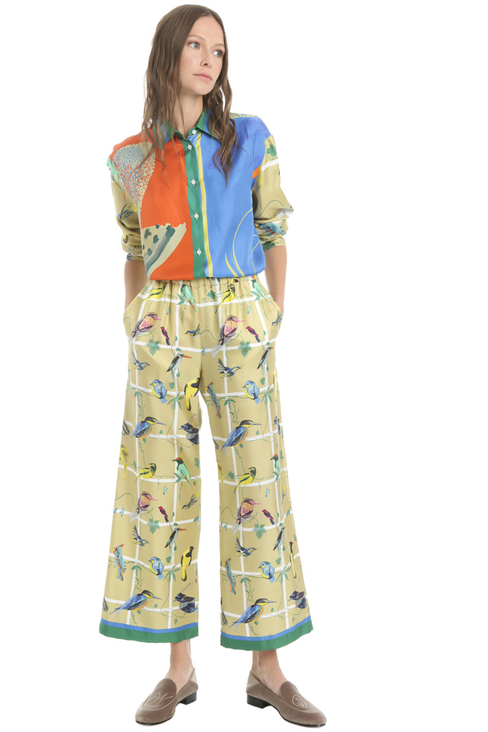 Silk twill trousers Intrend Silk twill trousers Intrend