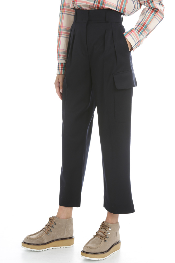 Wool flannel trousers Intrend Wool flannel trousers Intrend