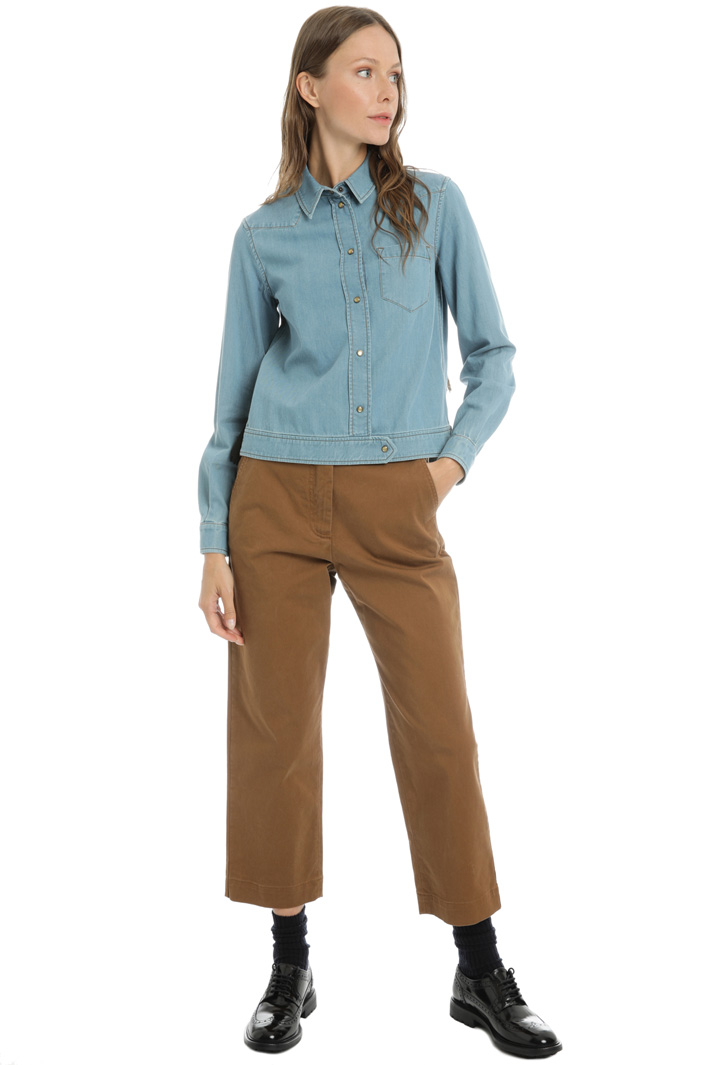 Cotton twill chinos Intrend Cotton twill chinos Intrend