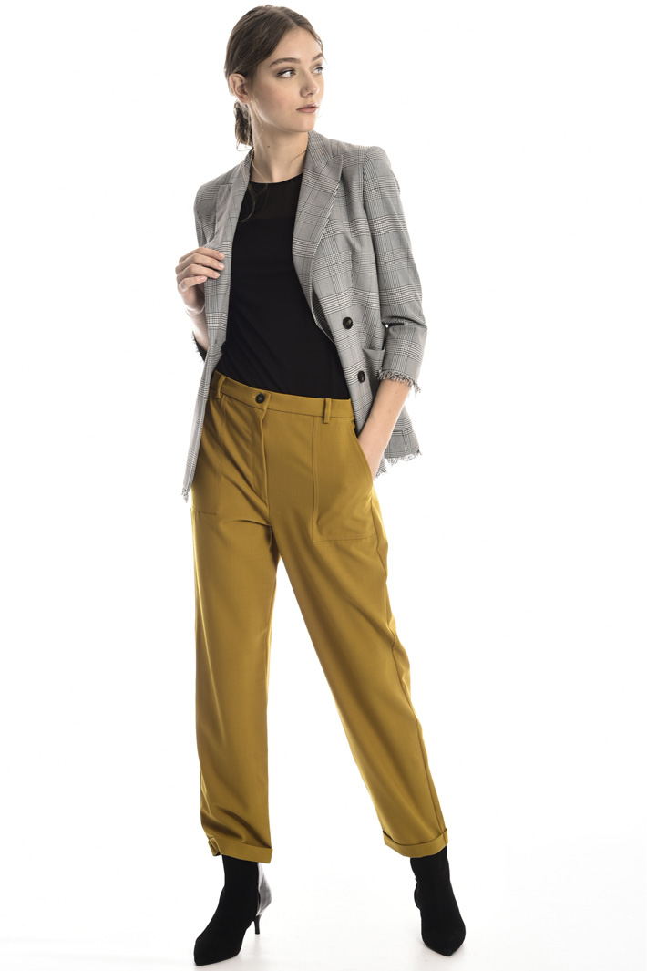 Folded cuff trousers Intrend Folded cuff trousers Intrend