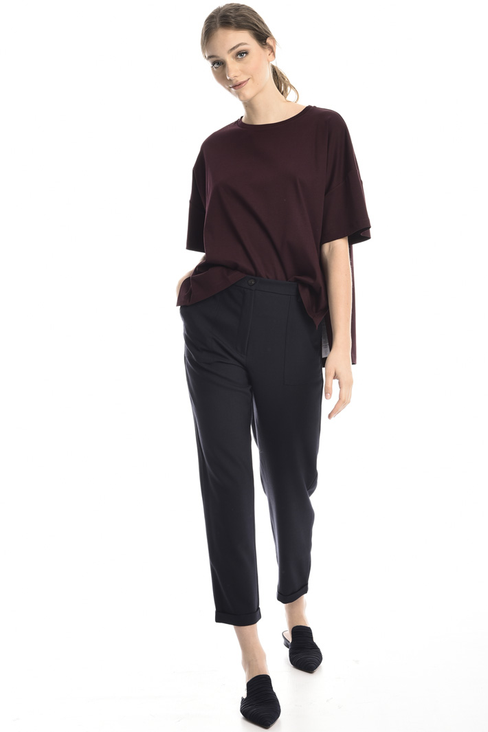 Folded cuff trousers Intrend Folded cuff trousers Intrend