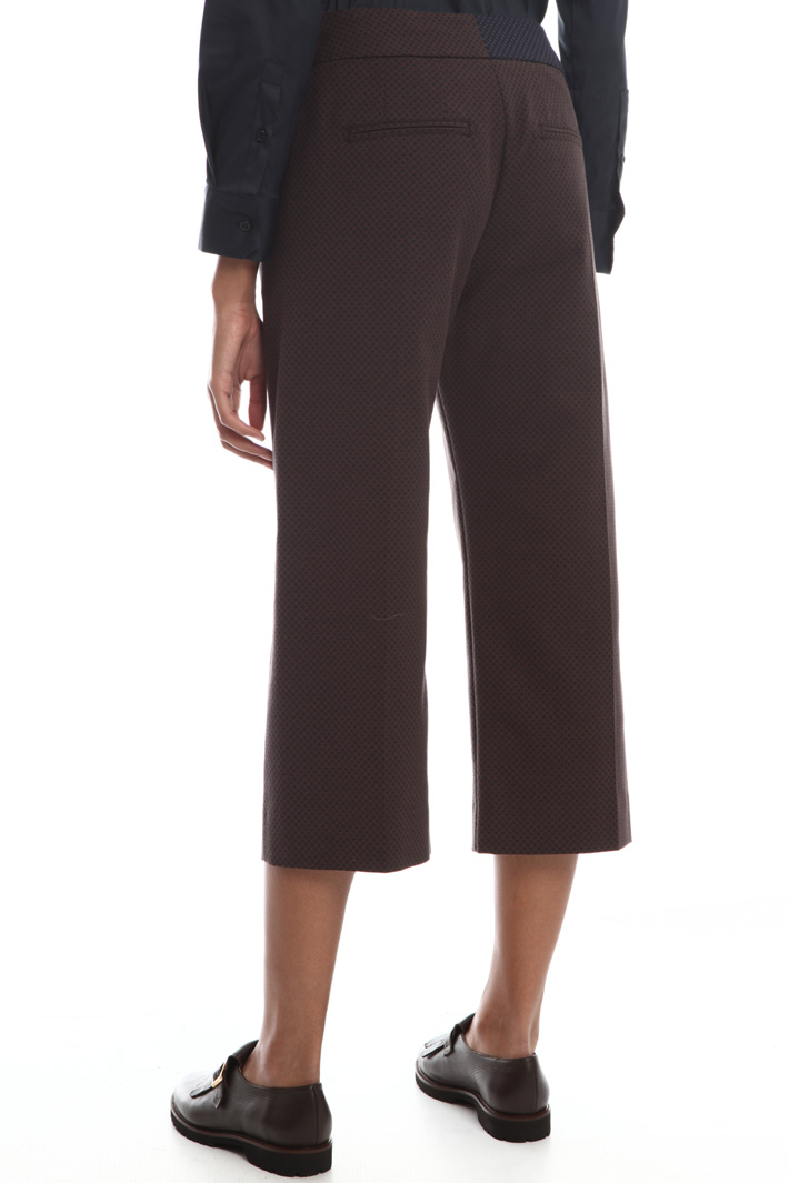 Crop cotton trousers Intrend Crop cotton trousers Intrend