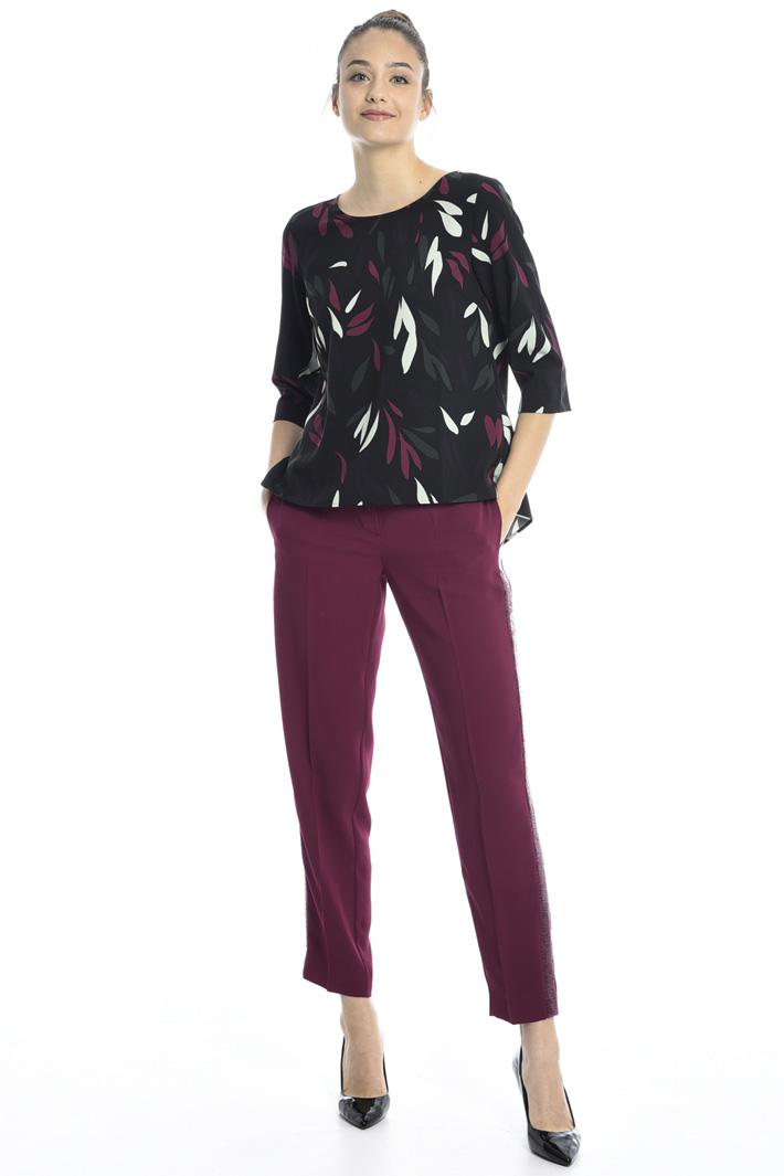 Sequinned stripe trousers Intrend Sequinned stripe trousers Intrend