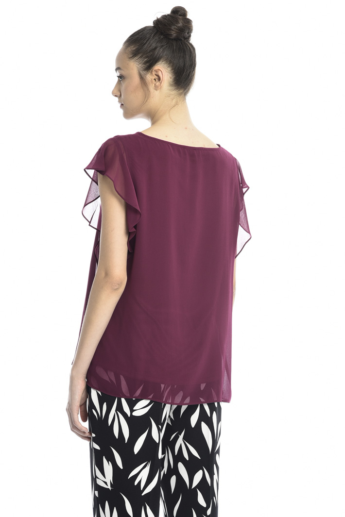Frilled sleeve top Intrend Frilled sleeve top Intrend