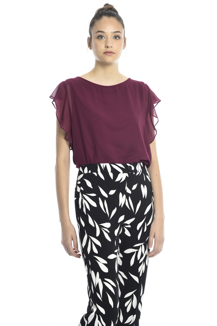 Frilled sleeve top Intrend Frilled sleeve top Intrend