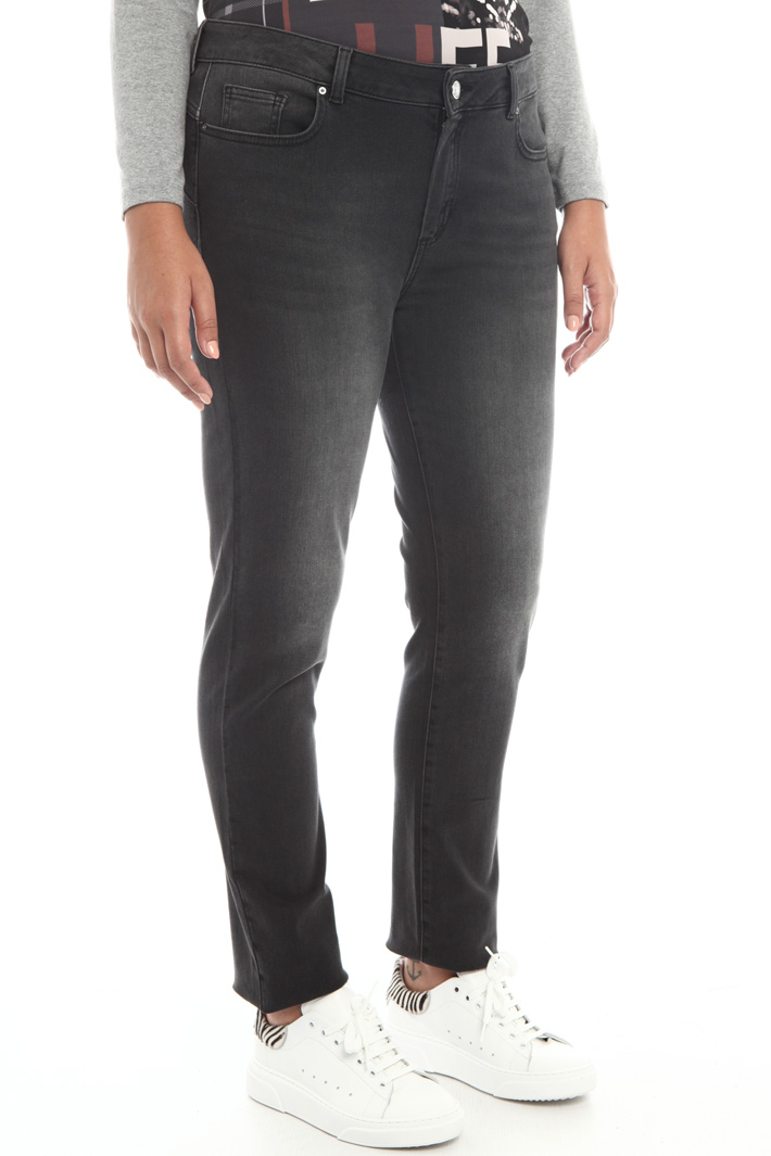 Stretch denim trousers Intrend Stretch denim trousers Intrend