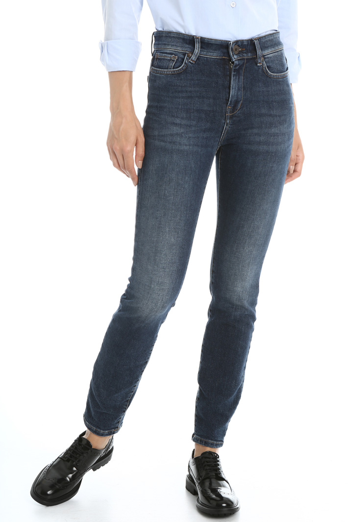 Denim cigarette trousers Intrend Denim cigarette trousers Intrend