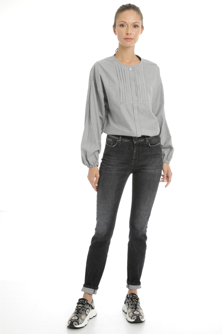 Denim cigarette trousers Intrend Denim cigarette trousers Intrend