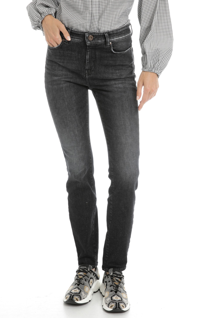 Denim cigarette trousers Intrend Denim cigarette trousers Intrend