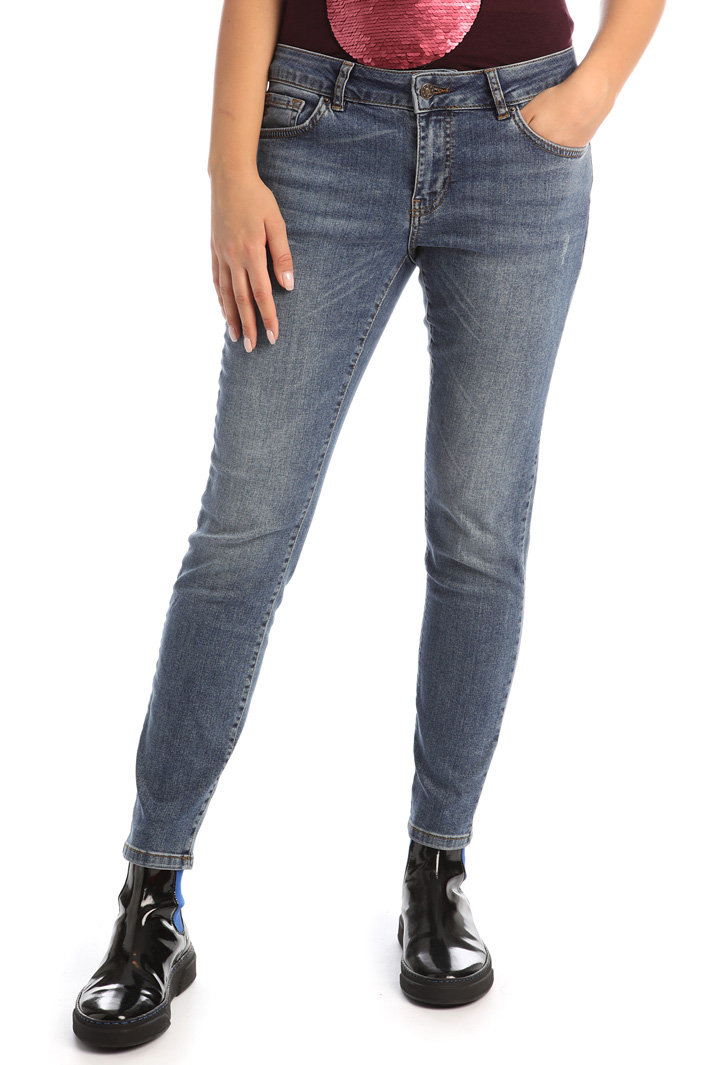 Cotton denim trousers Intrend Cotton denim trousers Intrend