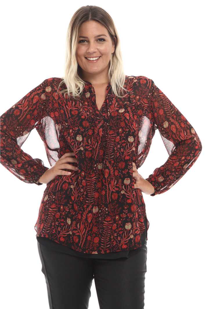 Printed georgette tunic Intrend Printed georgette tunic Intrend