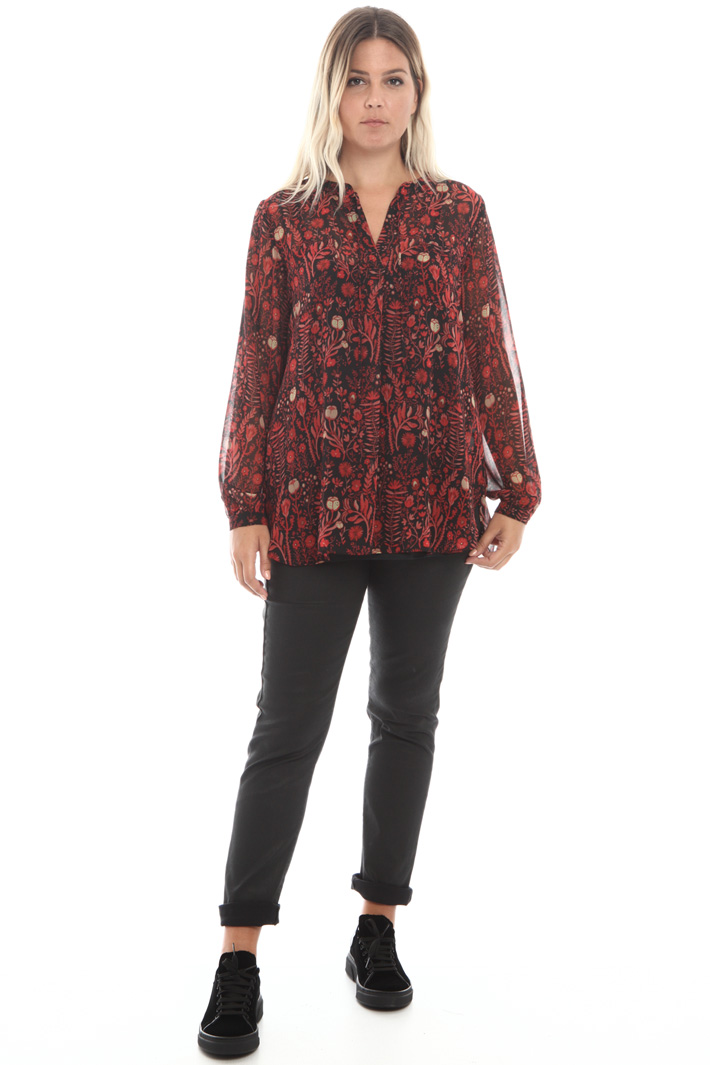 Printed georgette tunic Intrend Printed georgette tunic Intrend