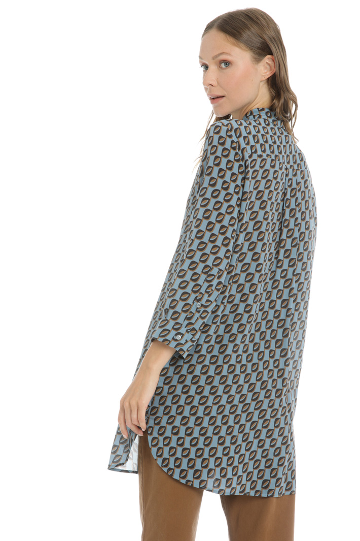 Patterned silk tunic Intrend Patterned silk tunic Intrend