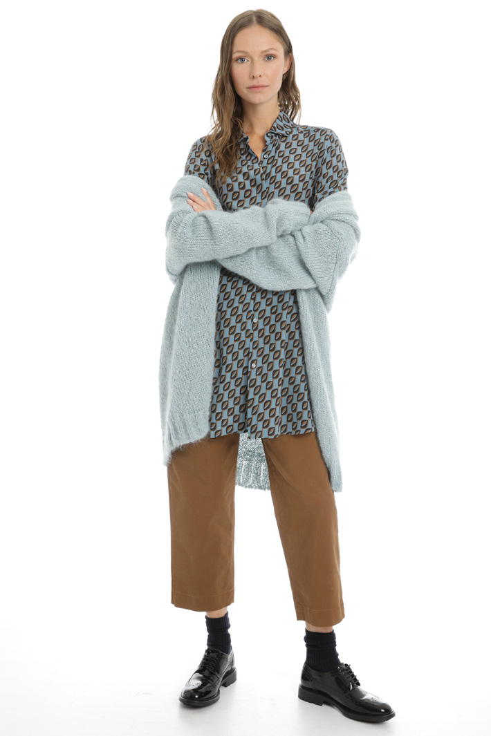 Patterned silk tunic Intrend Patterned silk tunic Intrend