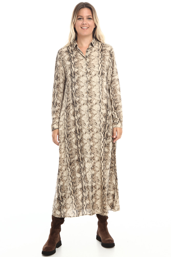 Lamé viscose dress Intrend Lamé viscose dress Intrend