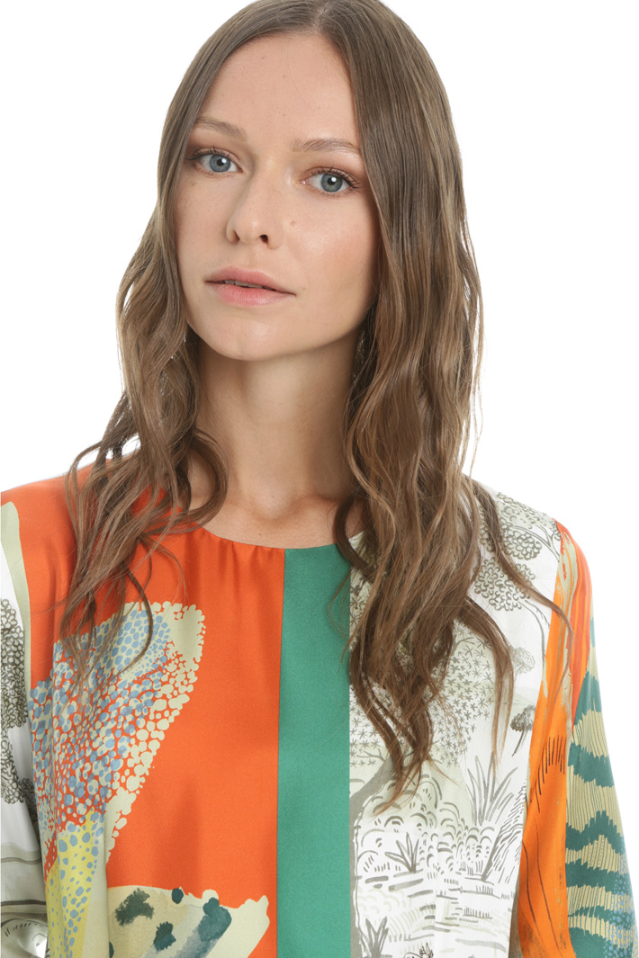 Silk twill dress Intrend Silk twill dress Intrend