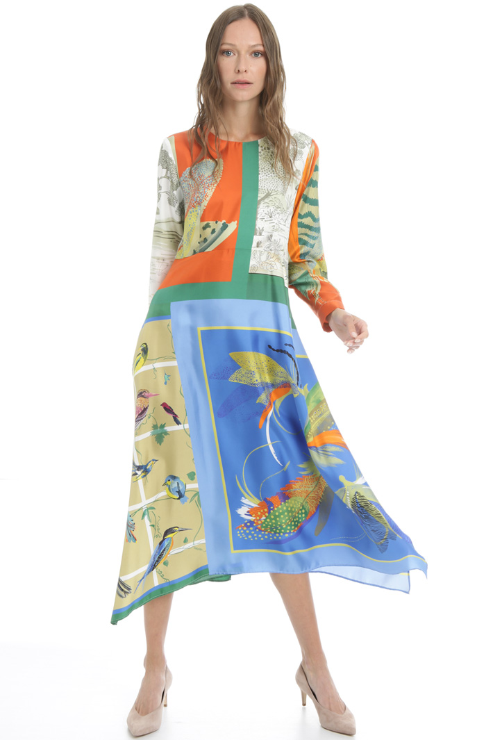 Silk twill dress Intrend Silk twill dress Intrend
