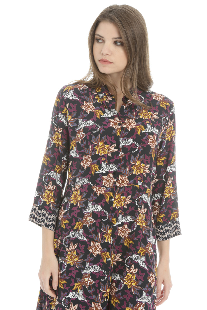 Printed crepe dress Intrend Printed crepe dress Intrend