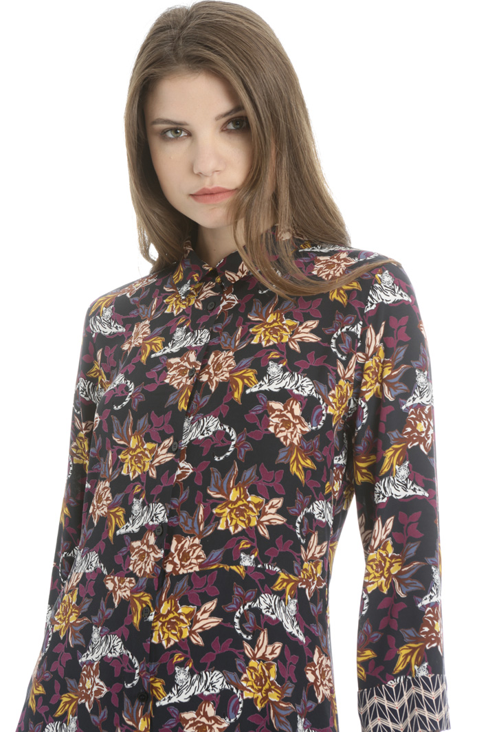 Printed crepe dress Intrend Printed crepe dress Intrend