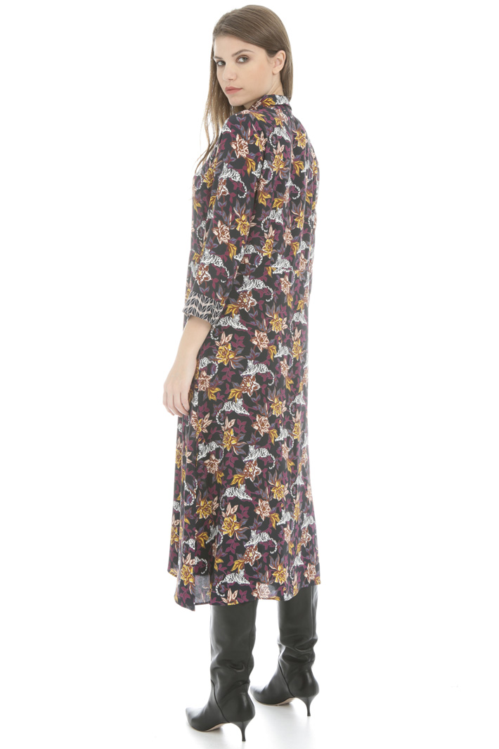 Printed crepe dress Intrend Printed crepe dress Intrend
