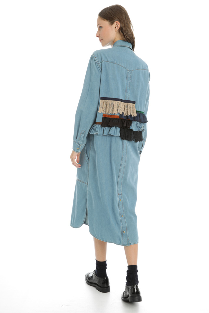 Cotton denim dress Intrend Cotton denim dress Intrend