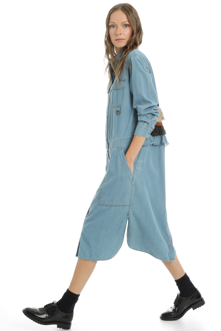 Cotton denim dress Intrend Cotton denim dress Intrend