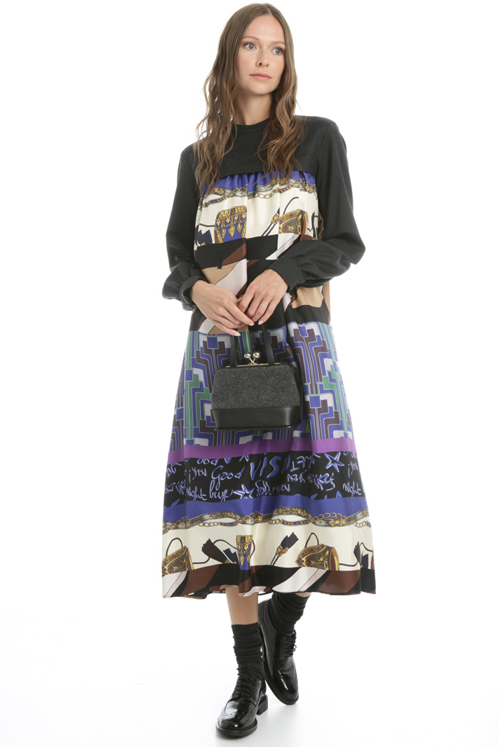 Silk twill dress Intrend Silk twill dress Intrend